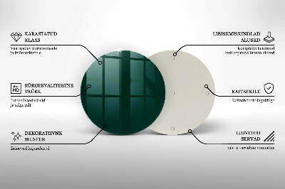 Grabkerzen Unterlage Grüne Farbe