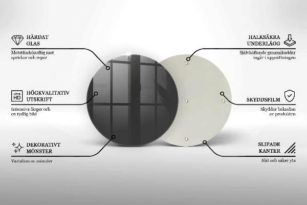 Unterlage für Kerzen Grau