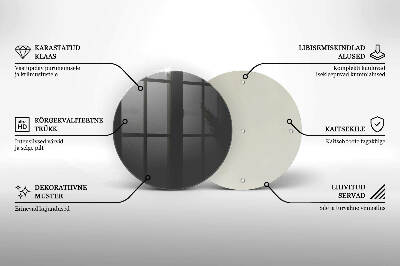 Unterlage für Kerzen Grau