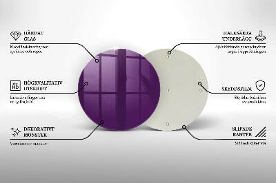 Grabkerzen Unterlage Violett