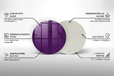 Grabkerzen Unterlage Violett