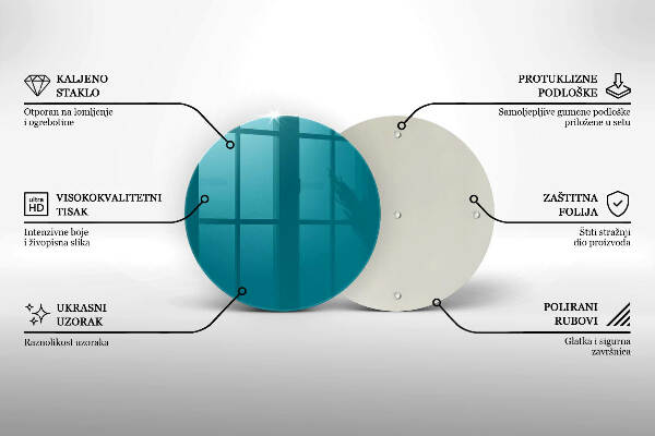 Grabkerzen Unterlage Türkisfarben