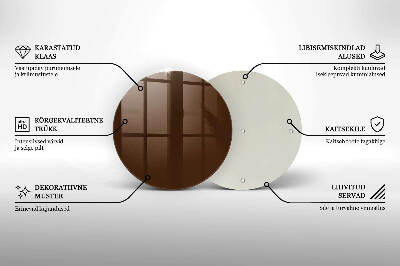 Grabkerzen Unterlage Braune Farbe