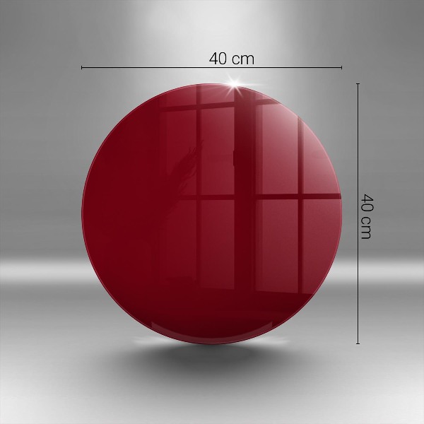 Grabkerzen Unterlage Burgunderrote Farbe