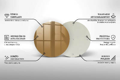 Grabkerzen Unterlage Beige