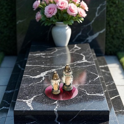 Unterlage für Kerzen Rosa Farbe