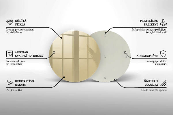 Grabkerzen Unterlage Beige