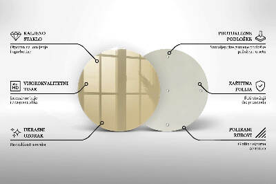 Grabkerzen Unterlage Beige