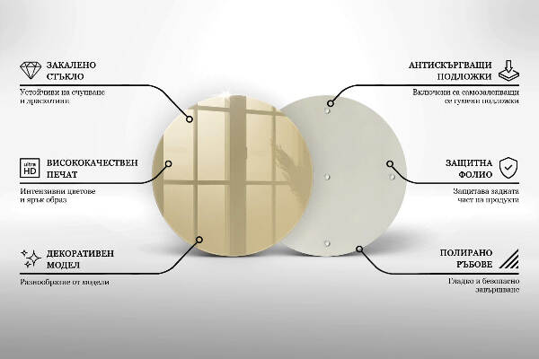 Grabkerzen Unterlage Beige