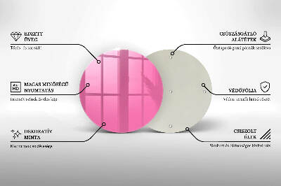 Grabkerzen Unterlage Rosa Farbe