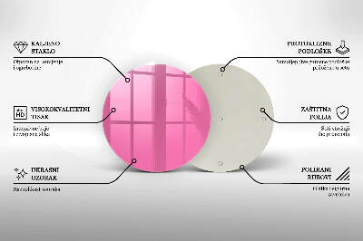 Grabkerzen Unterlage Rosa Farbe