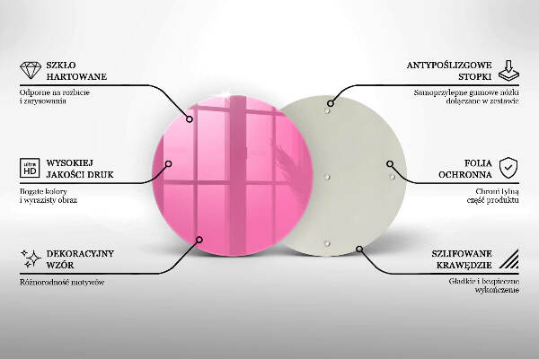 Grabkerzen Unterlage Rosa Farbe