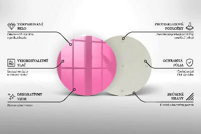 Grabkerzen Unterlage Rosa Farbe