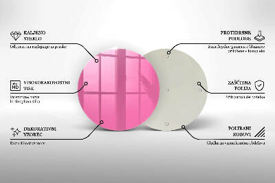 Grabkerzen Unterlage Rosa Farbe