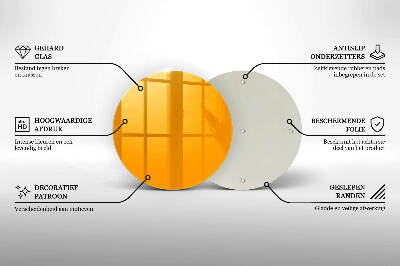 Grabkerzen Unterlage Dunkelgelbe Farbe