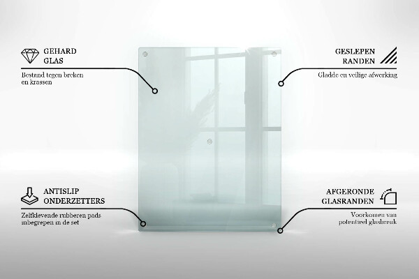 Untersetzer für Grabkerze rechteckige transparente