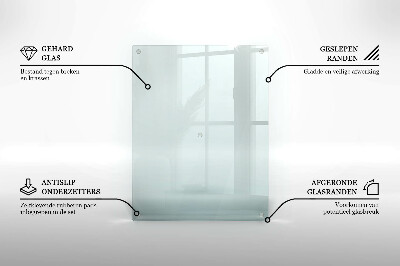 Untersetzer für Grabkerze rechteckige transparente