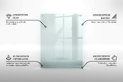 Untersetzer für Grabkerze rechteckige transparente