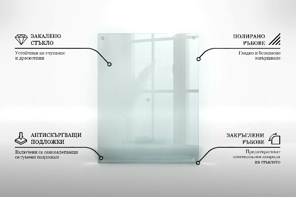 Untersetzer für Grabkerze rechteckige transparente