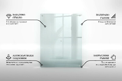 Untersetzer für Grabkerze rechteckige transparente