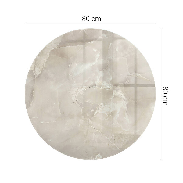 Runde tischplatte Marmorstrukturmuster