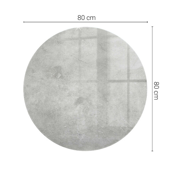 Glastischplatte Betonstruktur mit Kratzern