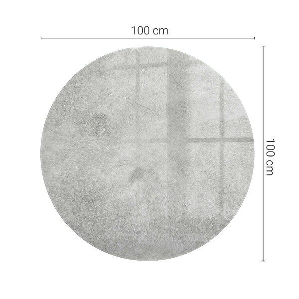 Glastischplatte Betonstruktur mit Kratzern