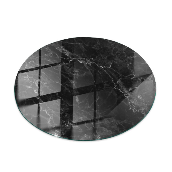 Runde tischplatte Marmormuster mit Adern