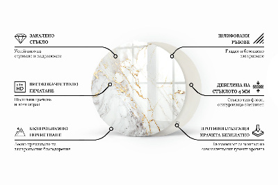 Runde tischplatte Natürliche Holzmaserung