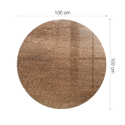 Runde tischplatte Natürliche Holzmaserung