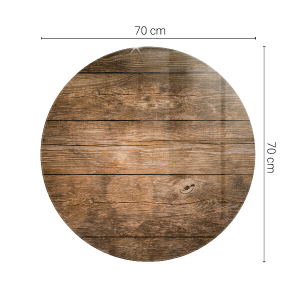 Glastischplatte Der Aufbau von Holzbrettern