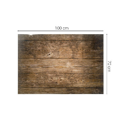 Rechteckige tischplatte Ökologische Holzstruktur