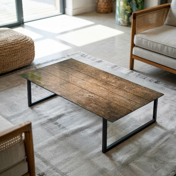 Rechteckige tischplatte Ökologische Holzstruktur