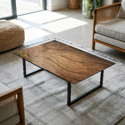 Rechteckige tischplatte Stilvolles Waldmotiv