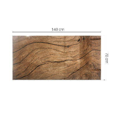 Rechteckige tischplatte Stilvolles Waldmotiv