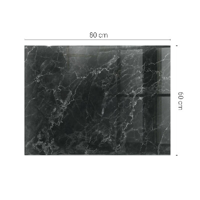 Glas für tischplatte Marmor mit feinen Adern
