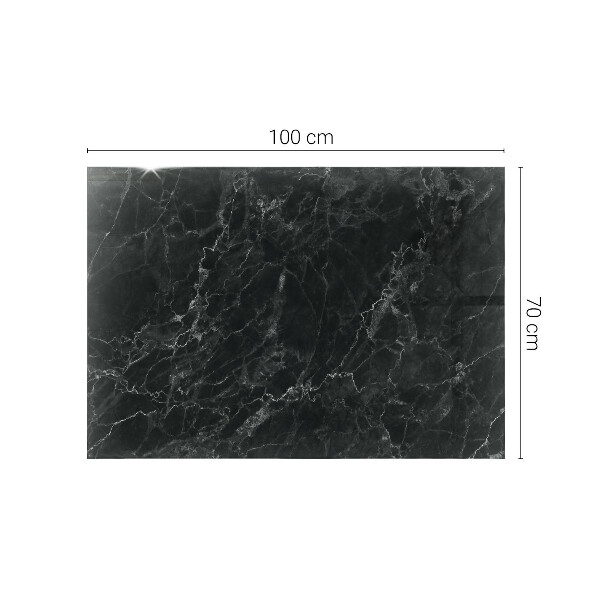 Glas für tischplatte Marmor mit feinen Adern