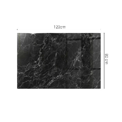 Glas für tischplatte Marmor mit feinen Adern