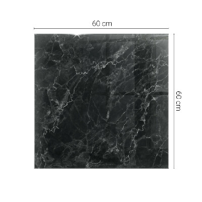 Glas für tischplatte Marmor mit feinen Adern