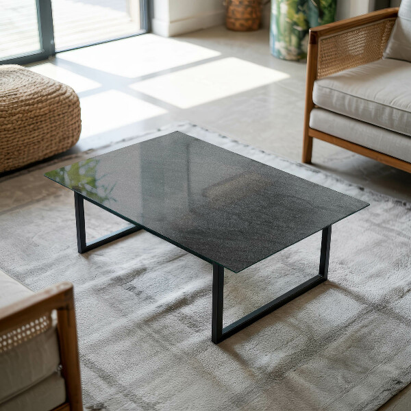 Rechteckige tischplatte Steintexturmotiv