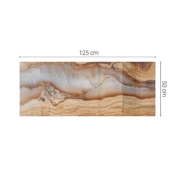 Glas für tischplatte Holz im Einklang mit Harz