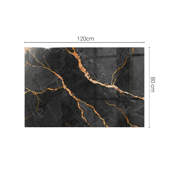 Rechteckige tischplatte Marmoradern im Design