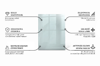 Rechteckige tischplatte transparent