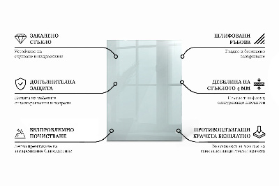 Rechteckige tischplatte transparent