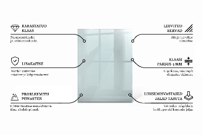 Rechteckige tischplatte transparent