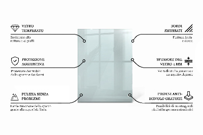 Rechteckige tischplatte transparent