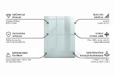 Rechteckige tischplatte transparent