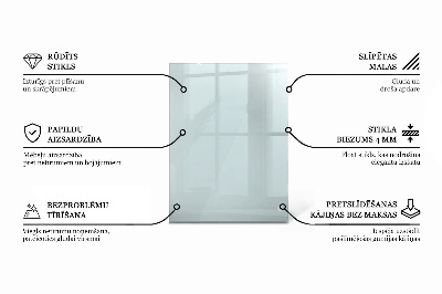 Rechteckige tischplatte transparent