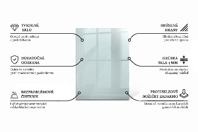 Rechteckige tischplatte transparent