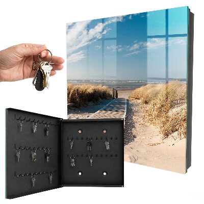 Schlüsselkasten mit Motiv ruhiger Strand